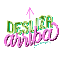 Lettering Swipe Up Sticker by Jenn Arregocés