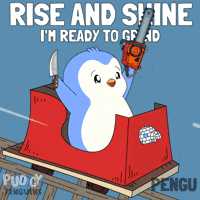 Good Morning GIF by Pudgy Penguins