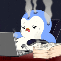 Tired Burnt Out GIF by Pudgy Penguins