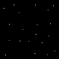 flowland stars yellow dots sprinkle GIF