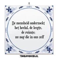 Nl Wijsheid Sticker by Tegelspreuken.nl