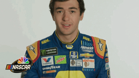 chase elliott yes GIF by NASCAR on NBC