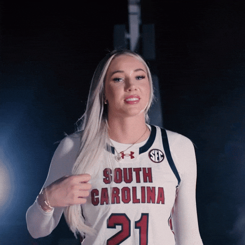 Womens Basketball Celebration GIF by Gamecock Athletics