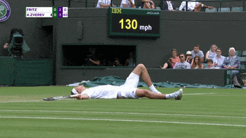 Sleepy Sascha Zverev GIF by Wimbledon