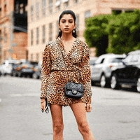 PawoMexico fashion trending streetstyle animal print GIF