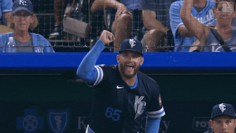 Lets Go Baseball GIF by Kansas City Royals