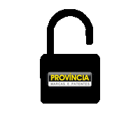 provinciaoficial lock seguro marcas provincia Sticker