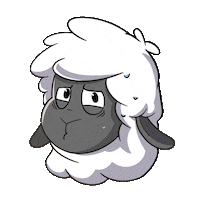 Emo Sheep Sticker by The Sad Times