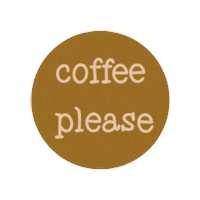 Sleepy Coffee Sticker