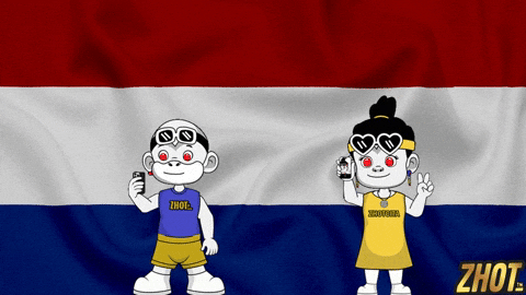 Van Gogh Flag GIF by Zhotcita