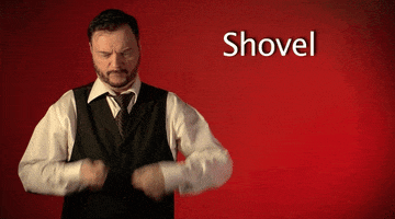 sign language shovel GIF by Sign with Robert