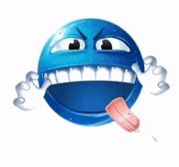 Blue Emoji Come Here GIF