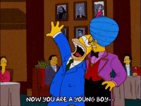 homer scared GIF