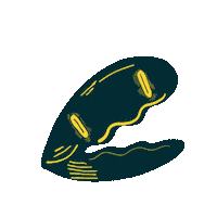 Animation Oyster Sticker by Sprankenstein