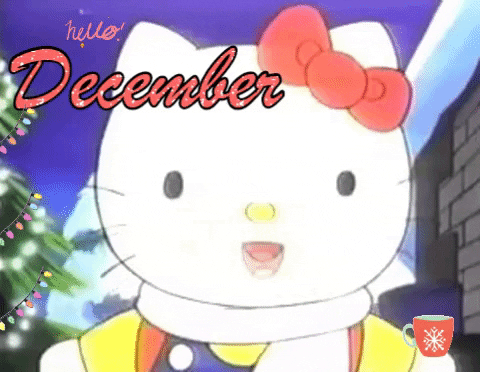 Hello Kitty Happy December GIF by Vimodji