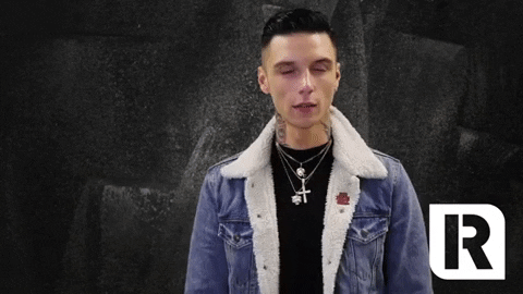 andy biersack hello GIF by Rock Sound