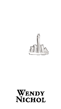 Wendynichol147 nyc middle finger soho flip the bird Sticker