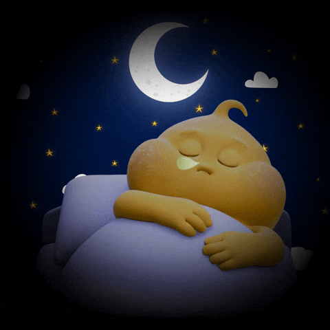 Sleepy Good Night GIF by Butter baby