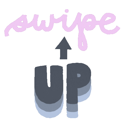 Pink Swipe Up Sticker