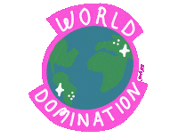 Junojuno yes power world earth Sticker