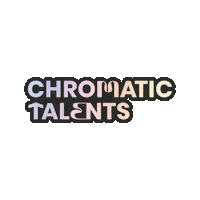 ChromaticTalents music agency pastel colours Sticker