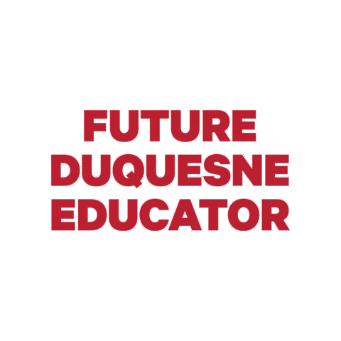 Education Teacher Sticker by Duquesne University