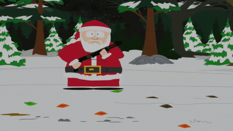 fire santa GIF by South Park 