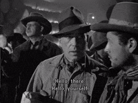 humphrey bogart hello GIF by Warner Archive