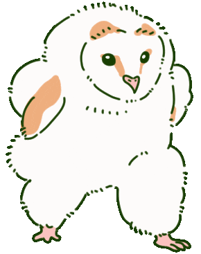 Owl Sticker by wakuta
