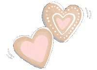 Merry Christmas Hearts Sticker