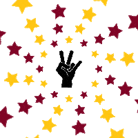 Labor Day Stars Sticker by Arizona State University