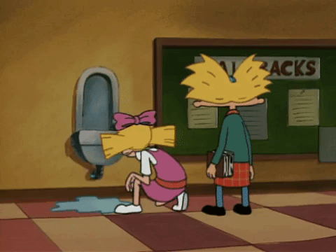 hey arnold nicksplat GIF