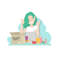 Glowing Skin Care Sticker by Bright Skin Ph