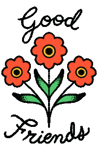 Good Friends Sticker