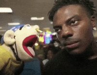 Angry Puppet GIF