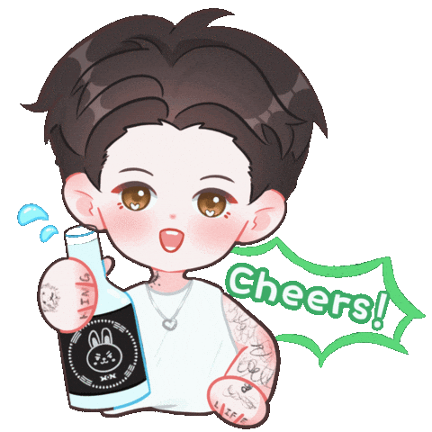 moonpaeee cheers jaypark moonpaeee toyw Sticker
