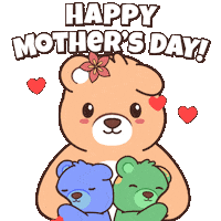 Mothers Day Family Sticker by BEARISH