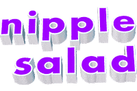 nipple salad Sticker by AnimatedText