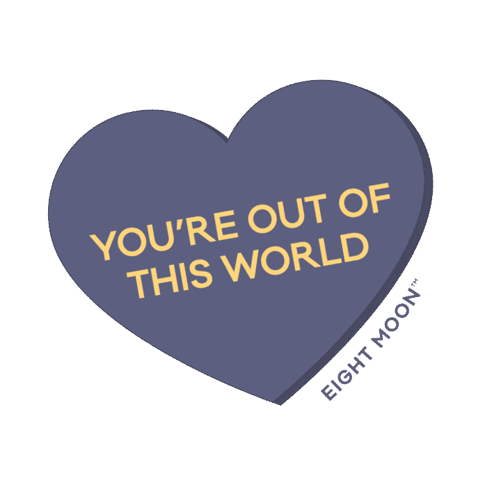 eightmoonmsp love heart design sweet Sticker