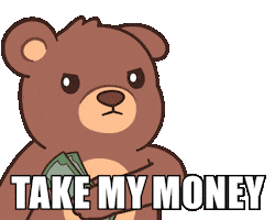 Give It To Me Money Sticker by BEARISH