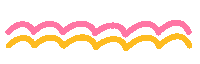 Waves Frame Sticker by Bodil Jane