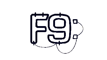 f9digital f9 f9digital f9hannover Sticker