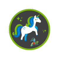 Unicorn Tennessee Sticker by sceniccityortho