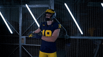 Go Blue Ncaa Football GIF by Michigan Athletics
