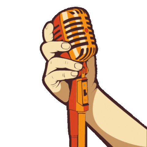 Musique Singing Sticker by Chope & Compagnie