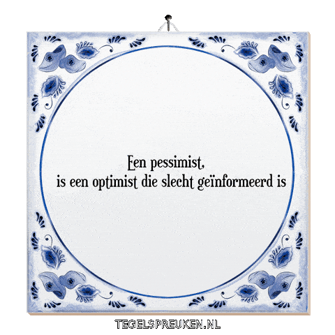 Hoop Nl Sticker by Tegelspreuken.nl