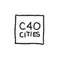 Green New Deal Mayors Sticker by C40 Cities