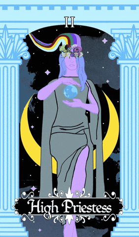 RipeAvocadoWitch giphyupload witchy vibes tarot deck tarot reading GIF