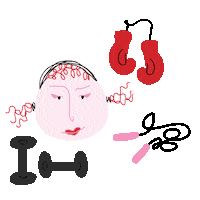 Girl Sport Sticker by yip yips
