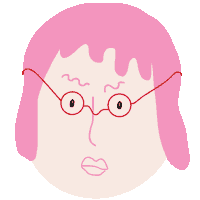 Girl Pink Sticker by yip yips